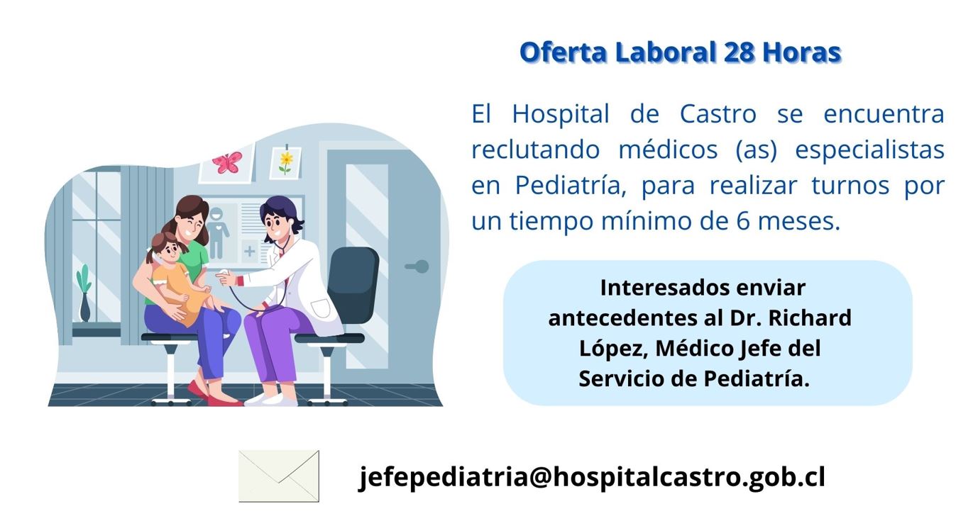 OFERTA LABORAL PEDIATRA